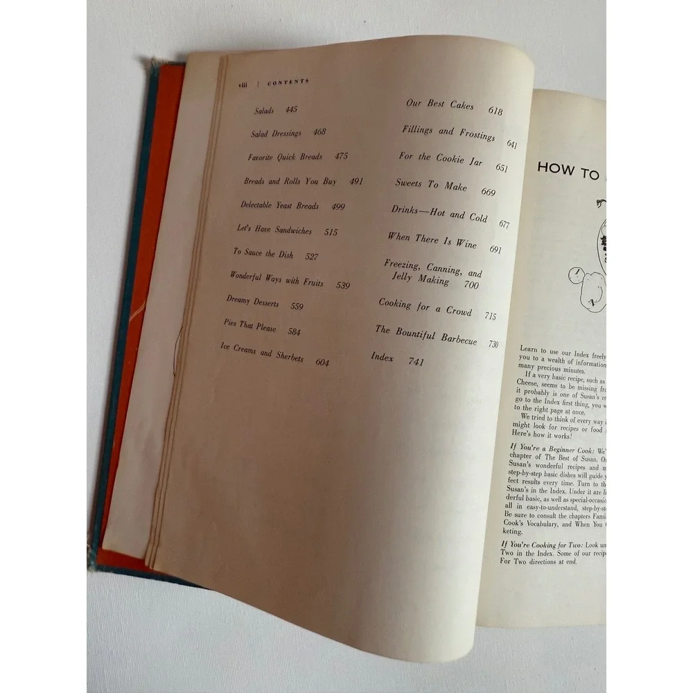 Vintage 1963 The New Good Housekeeping Cookbook Dorothy B Marsh Hardcover Teal
